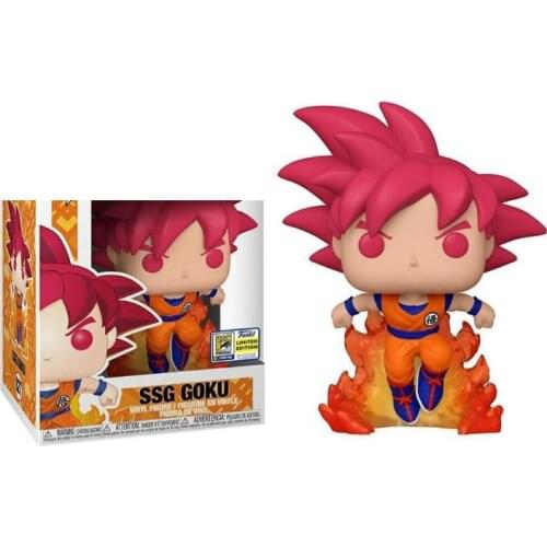 Super ZQ version of the hand to do anime model 827# SSG Super Saiyan Goku red hair