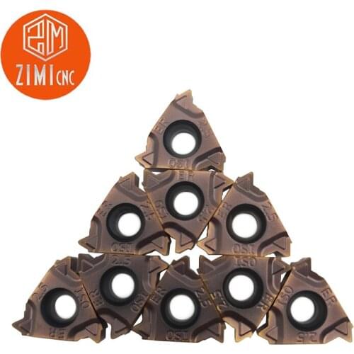 10pcs 16ERM 2.5ISO LF6018 Carbide Insert 16ERM 2.5ISO Thread Turning Tool CNC Lathe Blade Cutting Tool cost-effective cnc lathe