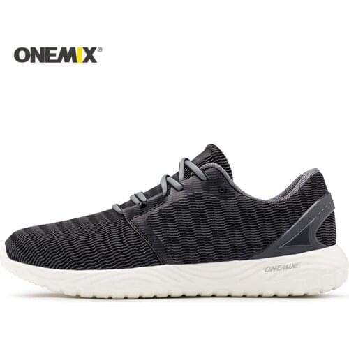 Onemix Men Running Shoes Black Mesh Breathable Women Designer Classic Trail Jogging Sneakers Outdoor Sport walking Trainers