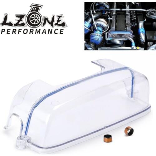 LZONE - Turbo Cam Pulley Timing Belt Cover Clear For 2JZ Toyota Supra Aristo JZZ31 JZA80 JZS147 JZX91 Lexus SC300 IS300 JR6332