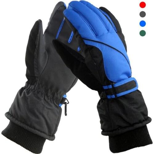 Professional Men Women Ski Gloves Snowmobile Motorcycle Riding Winter Warm Skiing Gloves Windproof Waterproof Cycling Gloves