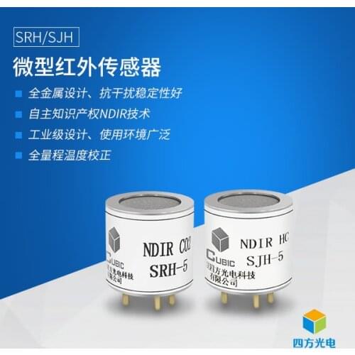 Detection of CO2/CH4 Concentration in Air by SRH/SJH Micro Infrared Sensor