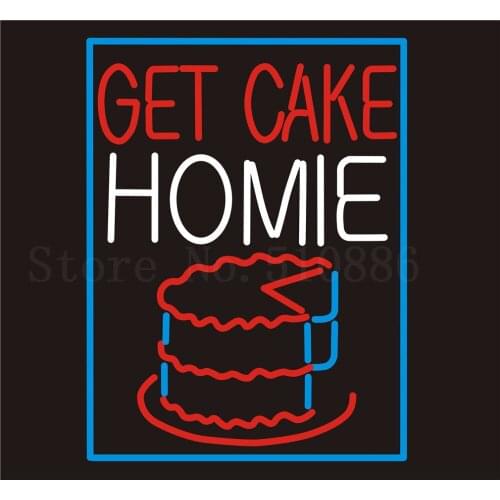 Custom Signage NEON SIGNS For Bar Get Cake Home BAR PUB Signboard Display Decorate Store Shop Light Sign 24*20"