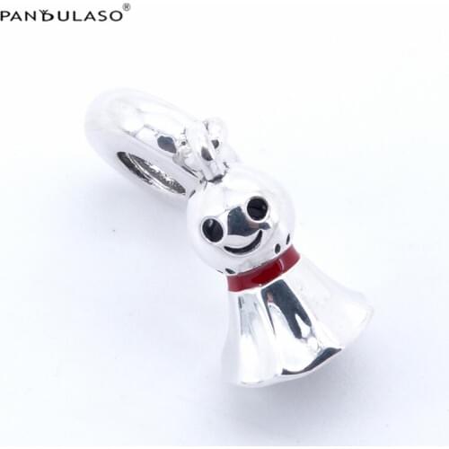 Popular Silver Charms Asian Sunny Doll Charm Fits For European Charms Bracelets For Woman DIY Beads Jewelry Making