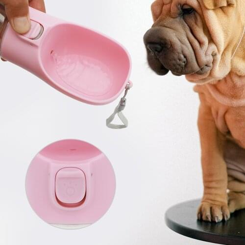 350/550ML Portable Pet Dog Water Bottle for Small Large Dogs Travel Puppy Cat Drinking Bowl Water Dispenser Feeder