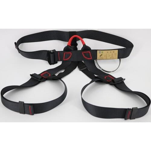 Professional Outdoor Sports Safety Belt Rock Climbing Harness Waist Support Half Body Harness Aerial Survival Equipment
