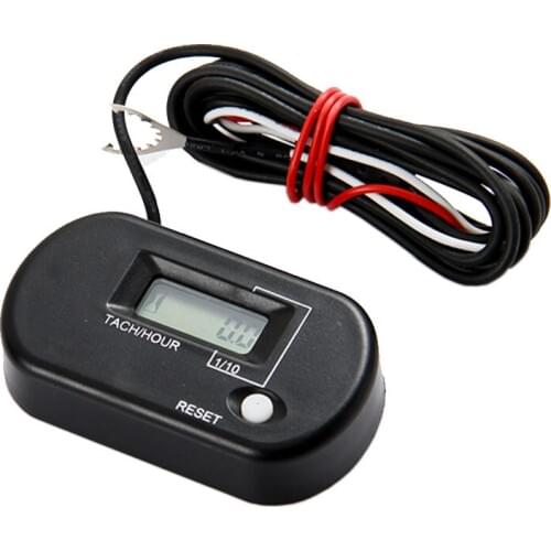 Resettable Running Hour Meter Installation Tachometer for Outboard Motor Yacht Marine Free Shipping RL-HM025R