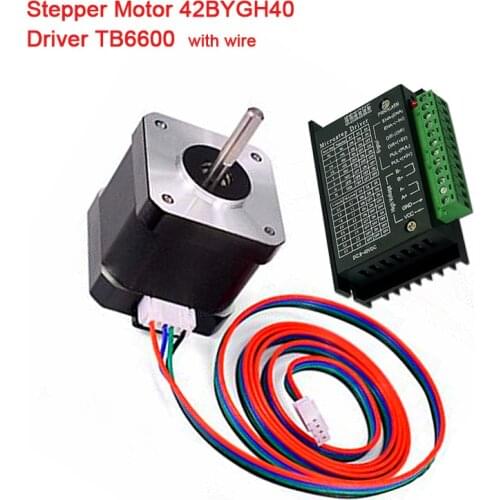 Nema 23 Stepper Motor 57BYGH56 57 motor 3.0A with TB6600 stepper motor driver NEMA17 23 for CNC Wood router 3D printer