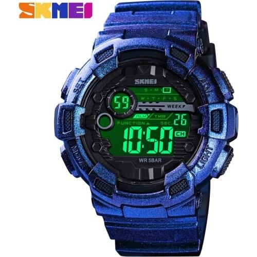 Sport Watch 50M Waterproof Digital Watch Men Fashion Led Light Stopwatch Wrist Watch Mens Clock Reloj Hombre SKMEI montre homme