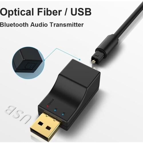 SW03 USB Bluetooth-compatible Audio Transmitter Digital Optical Toslink Wireless Audio Adapter for Nintendo Switch PS5 PS4 Xbox