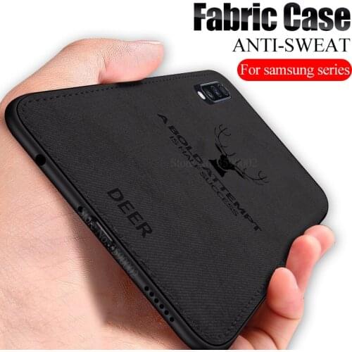 Fabric case For samsung galaxy a10 a20 a30 a40 a50 a70 s10 plus s10E 2019 Cloth soft Cover on the A 30 50 S 10 A505F coque funda