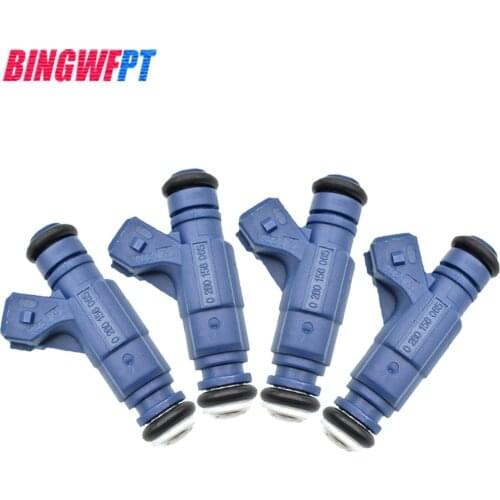 4PCS Flow Matched Fuel Injector 0280156065 06B133551M For Audi A4 VW Passat 3B3 3B6 1.8L Seat Exeo Skoda Superb