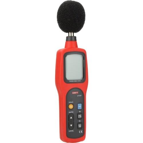 UNI-T UT351 Digital Sound Level Meter 30-130dB Decibel Meter Noise Tester has A&C frequency weighting/fast/slow Sample Rate