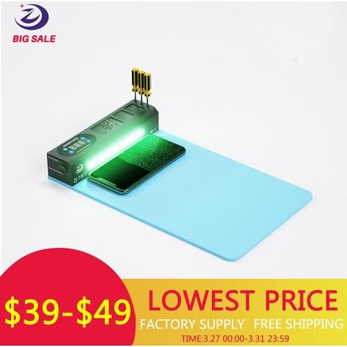 Universal 110/220V Heating Separate Temperature Controller Station Build-in LED Lamp For LCD Screen Separation Phone Repair Tool