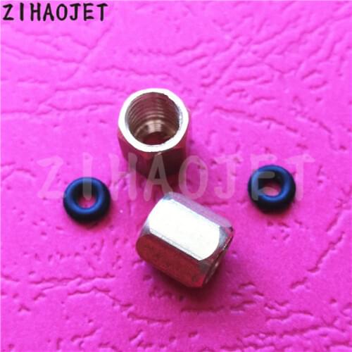 16pcs DX4 small damper screw O ring Copper Screw Stud Fasten on Dumper DX4 with Ink Tube 3(O.D)*2(I.D) printer normal parts