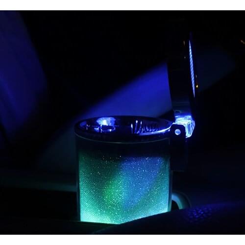 Car Ashtray Cigar Weed Accessories Glow in the Dark Smoking Accessorie On Desk