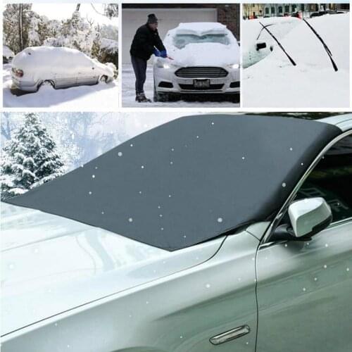Automobile Magnetic Car Windshield Snow Cover Strong Magnetic Summer Car Windshield Sunshade Cover Ice Protection Cover