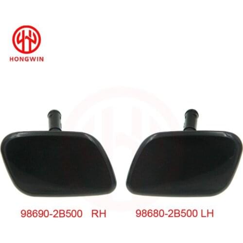 98680-2B500 & 98690-2B500 LH&RH For HHyundai Santa Fe MKII 2009 2010 2011 2012 Front Headlight Washer Spray Nozzle Jet Cap