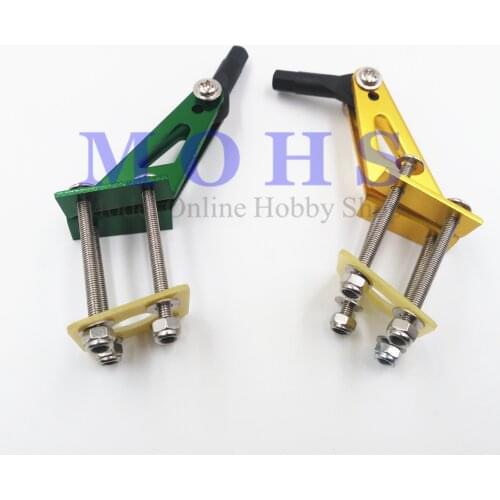 1/2/4/8sets Control Horn Ball and Roller Link Combo Aluminum Alloy Control Horn with 4 Screws Rc Airplane Model Uav Control Horn