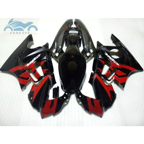 Body fairing kit for HONDA 1995 1996 CBR 600 F3 motorcycle fairings parts CBR600F 95 96 black red bodywork set +tank cover CN10