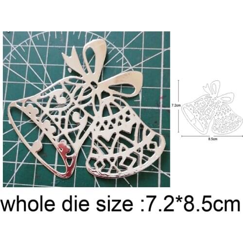 Craft dies metal cutting dies cut die mold decoration Christmas Bell DIY Scrapbooking dies knife mould blade punch stencils dies