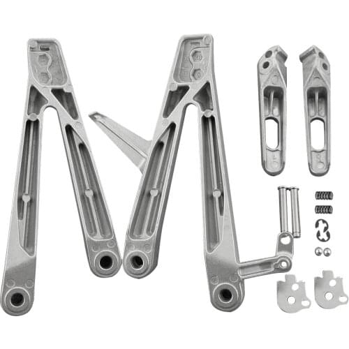 Motorcycle Rear Passenger Foot Pegs Footrest Brackets Aluminum Alloy for Honda CBR 1000RR/1000 RR CBR1000RR 2004 2005 2006 2007