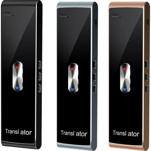 New Bluetooth Interpreter Bar 70+ Languages Voice Translator Study Shopping Travel Smart Instant Translation Machine Device