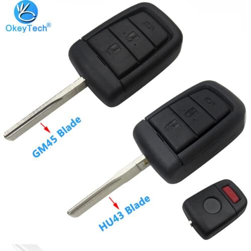 OkeyTech Replacement Remote Key Fob Case Shell for Chevrolet Caprice for Holden Commodore VE With 3 + Panic Key 4 Buttons