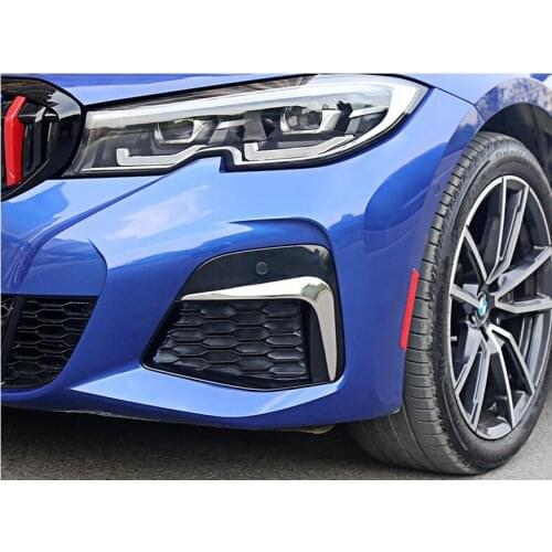 Fit for BMW 2020 new 3 Series front fog lamp tusk for 325li refitting sports front bar fog lamp decorative light strip