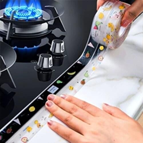 Strong Fiber Waterproof Tape Wall Sealing Sealant Strip Caulk Tape Sealing water proof mould Bathroom shower sink bath strip