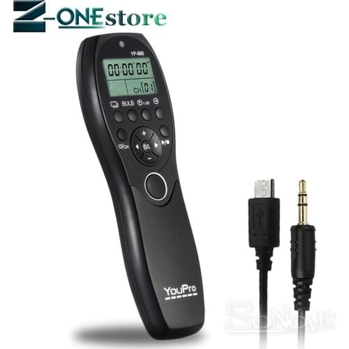 YP-880/E2 Timer Remote Control For Fuji Fujifilm USB 2.0 X-Pro2 X-Pro1 X-T2 X-T20 X-E2 X-E2S X-E3 X-M1 X-A2 X-A3 XQ1 X100F RR-90