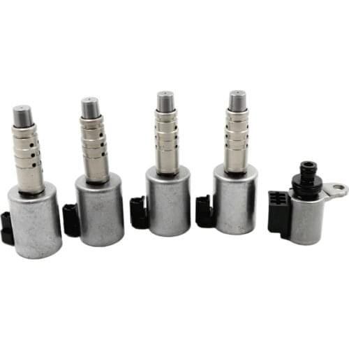 RE0F10E JF017E CVT Remanufactured Transmission Control Solenoid Kit (5 Piece) Pressure Sensor for Nissan for Infiniti JF016E