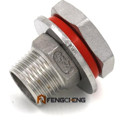 Hex Nut Weldless Bulkhead 1/2'' MPT,Brewer Hardware,Wholesale and Retail