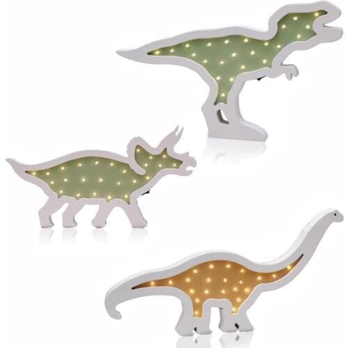 Childrens Room Led Night Light dinosaur Lamp Battery powered furniture Night Lamp Home Decoration ins hot Wall Lamp dropship