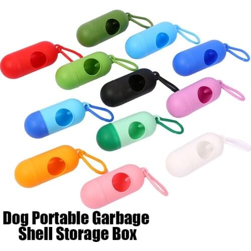 Dog Products Practical Pet Dog Poop Bag Dispenser Waste Garbage Holder Dispensers Pets Dogs Trash Cleaning Supplies