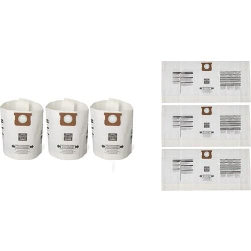 Vacuum Bags General Purpose Wet Dry Vac Dust Collection Bags For Shop Vac Shop Vacuums, 3 Pack