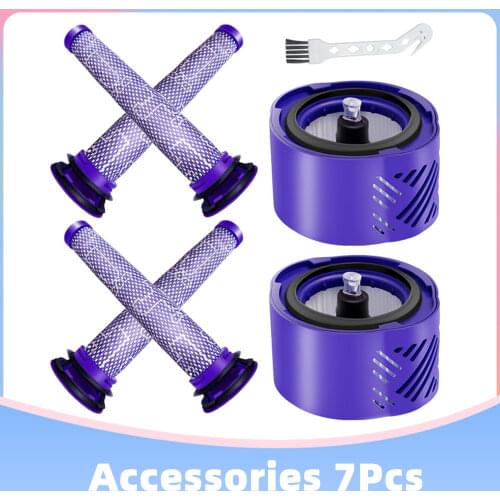 For Dyson V6 SV07 SV09 Vacuum Cleaner Replacement Spare Parts Hepa Front Air Filter Main Brush Pet Brush Head Hose