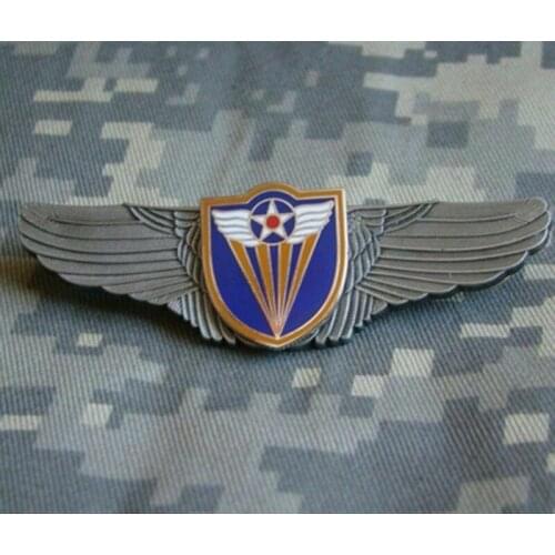 Fourth Air Force 4th AF USAF Military Pilot Wing Badge Insignia Metal Pin WW2 Military 5605101