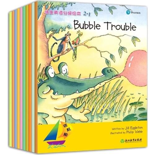 10 Books/Set 1-4 Level Graduated Reading, Introductory Manual Book Helps Child To Read Phonics English Story Picture Book