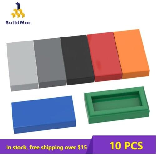 10psc 3069 30070 Tile 1x2 Technicalal Changeover Catch For Building Blocks Parts DIY Educational Tech Parts Toys Compatible logo