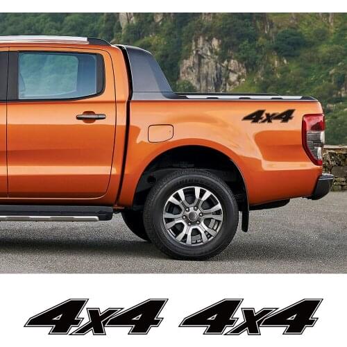 Car Tail Decor Stickers Pick Up For Ford Ranger Raptor Pickup Isuzu Dmax Nissan NAVARA Toyota 2pcs Hilux Car Tuning Accessories
