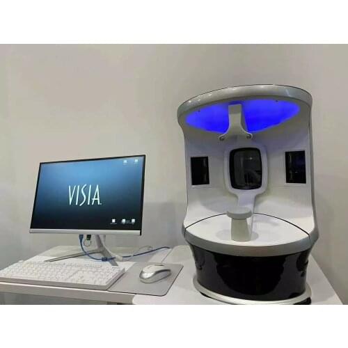 2021 Advanced Magic Mirror Skin Analyzer Skin scanner UV RGB PL Analysis Machine VISA 7