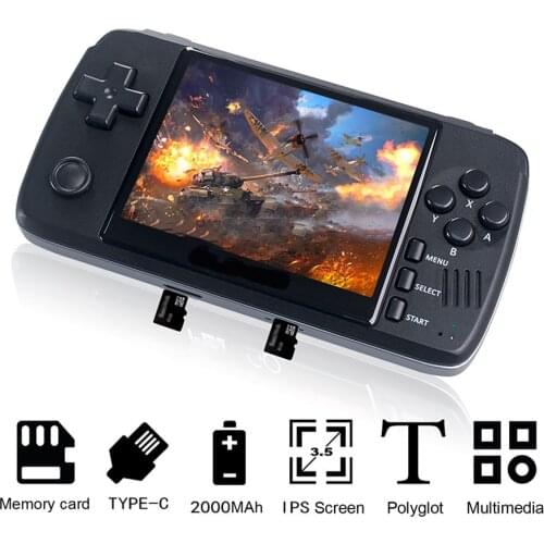 3.5 Inch IPS Screen Retro Video Game Console for MIYOO MAX Portable Handheld Gamepad for Toys Gift Game Player