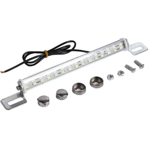 30Leds 5730 SMD Car White/Red Rear Car LED License Plate Lights Brake Stop Lamp Tail Reverse Light Bar License Plate Lamp