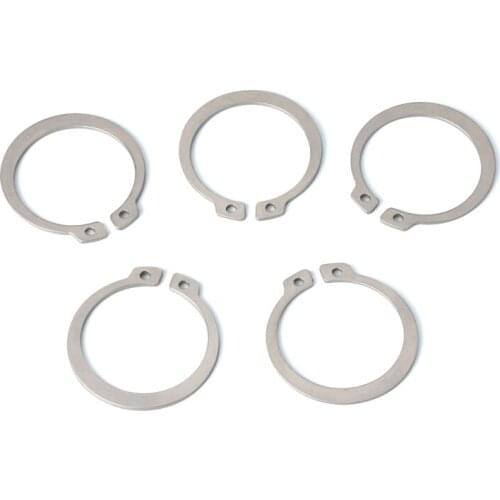 50Pcs M8-M18 Gourd Stainless Steel Shaft C-type Elastic External Circlip Snap Retaining Ring Clamp Spring Lock Washer