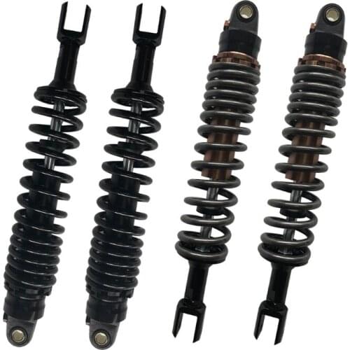 8mm spring 370mm 380mm Fork/Clevis motorcycle air Shocks Absorbers for HONDA kawasaki Yamaha Banshee ATV Replacement