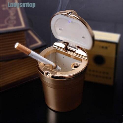 Ladysmtop Car Ashtray with LED Blue Light Case For Roewe 750 950 350 550 E50 W5 E50/ Englon SC3 SC5 SC6 SC7 Panda