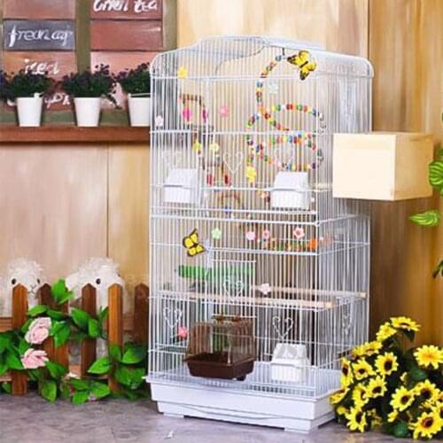 Large Luxury Parrot Cage Xuan Feng Peony Myna Breeding Cage Tiger Bird Houses Outdoor Metal Cage Villa Bird House