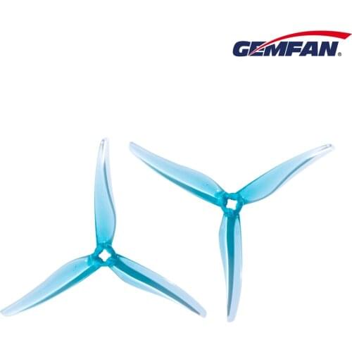 Gemfan Hurricane SL5125 5.1X2.5X5 3-Blade PC Ultralight Propeller for RC FPV Racing 5inch Toothpick 2004 Mini Long Range Drones