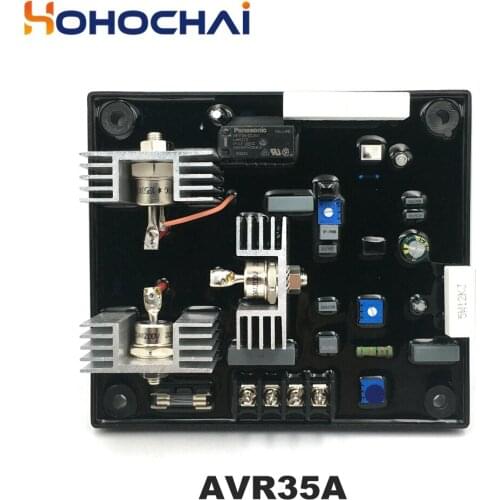 Generator 35A AVR AVR-35A Automatic Voltage Regulator 20Kva Universal Voltage Regulator Genset PartsGenerator 35A AVR AVR-35A